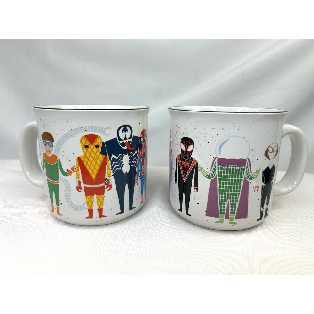 Marvel Spider-Man Miles Morales Ghost Spider & Villains Ceramic Coffee Mugs 20oz